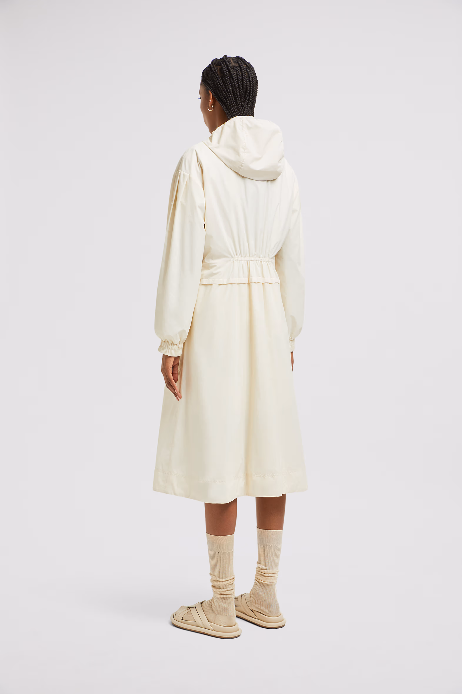 Coupiac Hooded Parka Women White Ivory Moncler 5
